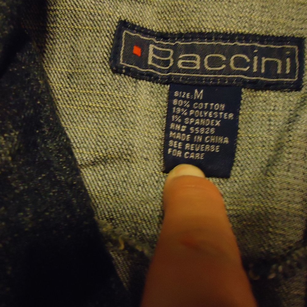 Detailed Baccini Denim Jacket - image 4